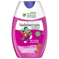 Pasta de dinti 2in1 pentru copii Capsuni, 75 ml, Vademecum