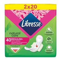 Absorbante Natural Care, 40 bucati, Libresse