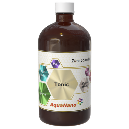 Zinc coloidal Tonic Aquanano, 500 ml, Aghoras Invest