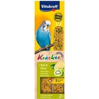 Batoane cu kiwi si lamaie pentru perusi Kracker, 60 g, Vitakraft