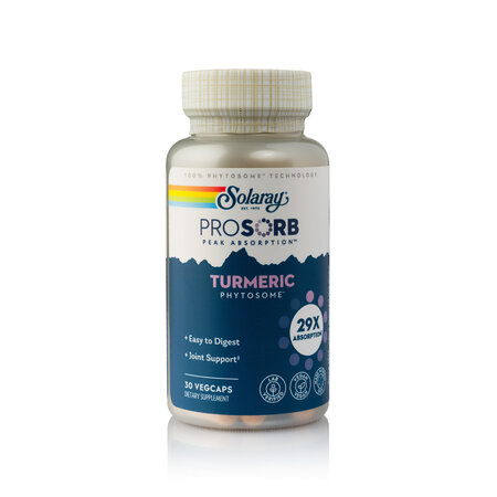Turmeric Phytosome Prosorb Solaray, 500 mg, 30 capsule vegetale, Secom 727214
