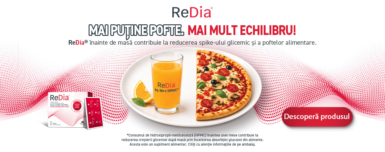 Banner ReDia – Mai puține pofte. Mai mult echilibru!