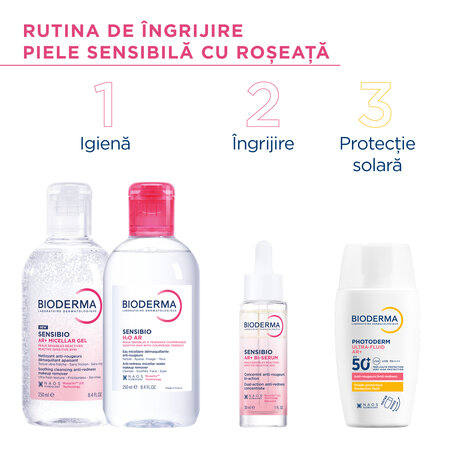 Fluid cu protective solara SPF50+ Photoderm Ultra AR+, 40 ml, Bioderma 723113