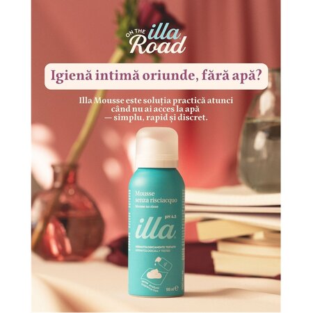 Spuma curatare intima fara clatire Illa, 100 ml, Pietrasanta Pharma 723520