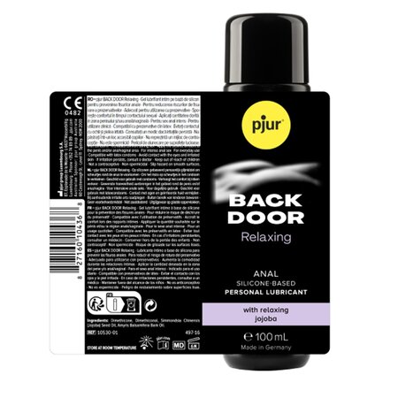 Lubrifiant anal pe baza de silicon cu ulei de jojoba Back Door Relaxing, 30 ml, Pjur 723589