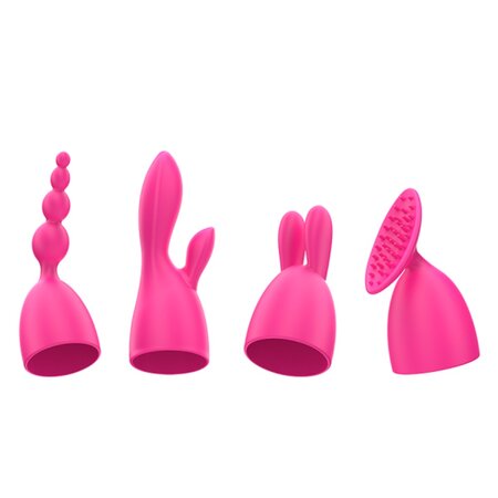Vibrator roz cu capete interschimbabile Cher, 1 bucata, Intense 723709