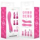 Vibrator roz cu capete interschimbabile Cher, 1 bucata, Intense 723705