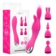 Vibrator roz cu capete interschimbabile Cher, 1 bucata, Intense 723704