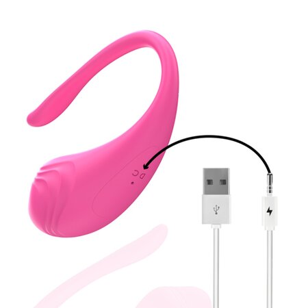 Vibrator roz tip ou cu telecomanda Olivia, 1 bucata, Intense 723718