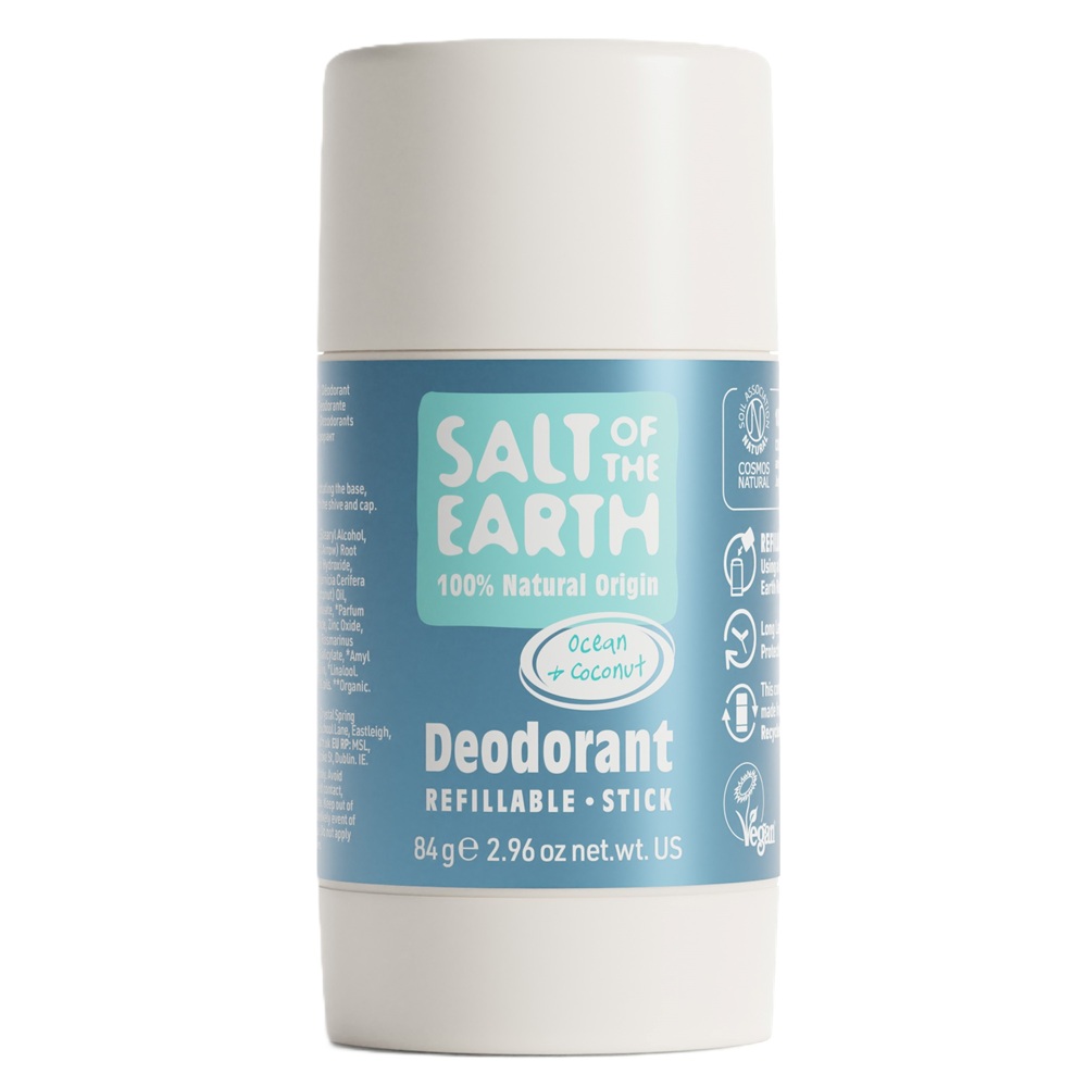 Deodorant stick natural Ocean Coconut, 84 g, Salt of the Earth