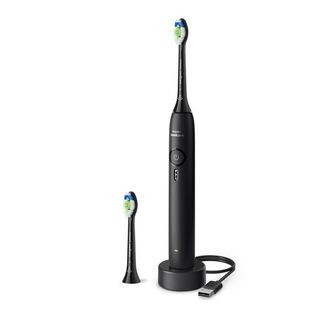 Periuta de dinti elctrica 3100 neagra + 2 reserve HX4032/32, 1 bucata, Philips Sonicare 723812