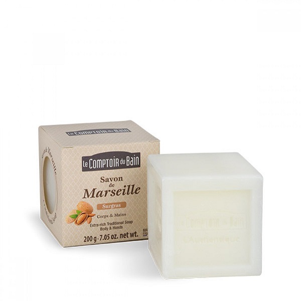 Sapun traditional de Marsilia fara parfum, 200 g, Le Comptoir du Bain