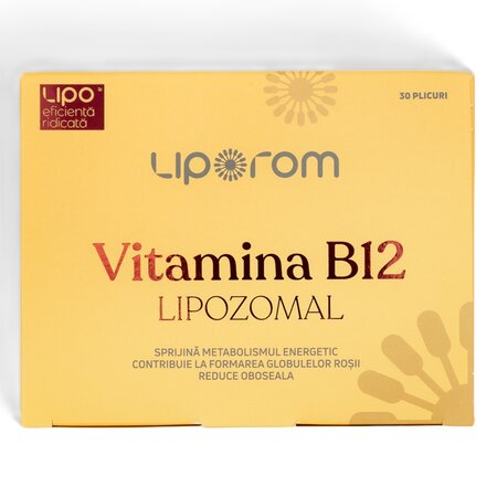Vitamina B12 Lipozomala, 30 plicuri x 10 g, Liporom 723985