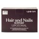 Vitamine si minerale pentru par si unghii Hair and Nails Support Lipozomal, 30 plicuri x 10 g, Liporom 724001