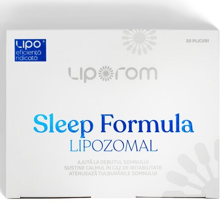 Sleep Formula Lipozomal, 30 plicuri x 10 g, Liporom 724011