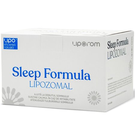 Sleep Formula Lipozomal, 30 plicuri x 10 g, Liporom 724009