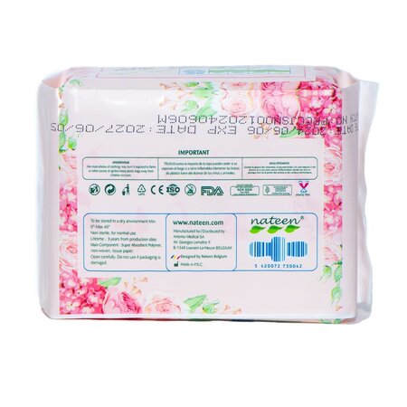Absorbante subtiri cu aripioare de prindere Day, 10 bucati, Nateen 724184