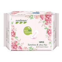 Absorbante subtiri cu aripioare de prindere Day, 10 bucati, Nateen