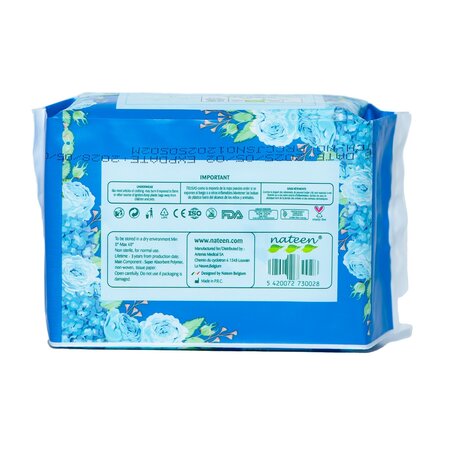 Absorbante subtiri cu aripioare de prindere Night Maxi, 8 bucati, Nateen 724190