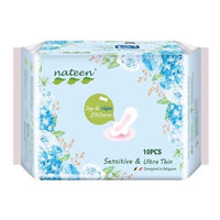 Absorbante subtiri cu aripioare de prindere Day & Night, 10 bucati, Nateen