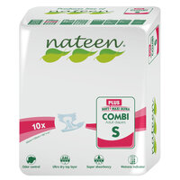 Scutece pentru adulti Combi Plus Line, Marimea S, 10 bucati, Nateen