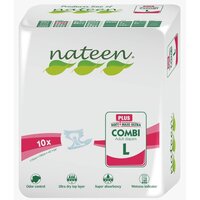 Scutece pentru adulti Combi Plus Line, Marimea L, 10 bucati, Nateen