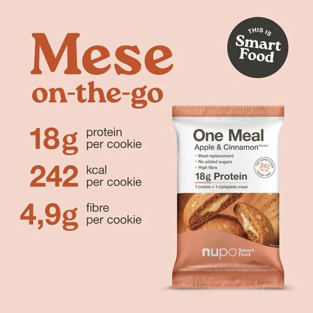 Fursec cu mar si scortisoara One Meal, 70 gr, Nupo 724279