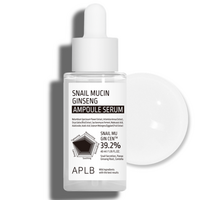 Ser de fata intensiv hidratant cu Mucina de melc Snail Mucin Ginseng, 40 ml, Aplb