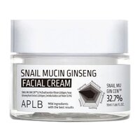 Crema de fata intensiv hidratanta cu Mucina de melc Snail Mucin Ginseng, 55 ml, Aplb