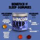 Jeleuri gumate cu melatonina, valeriana si vitamina B6 Sleep Melatonin, 60 bucati, Badagoom 724293