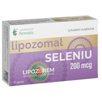 Seleniu Lipozomal, 200 mcg, 30 capsule, Remedia