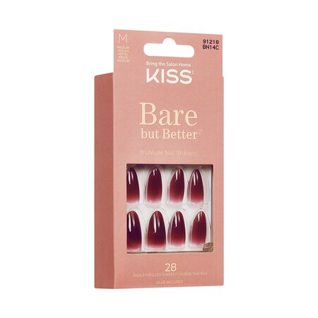 Unghii false Bare But Better Chemistry, 28 bucati, Kiss 724498