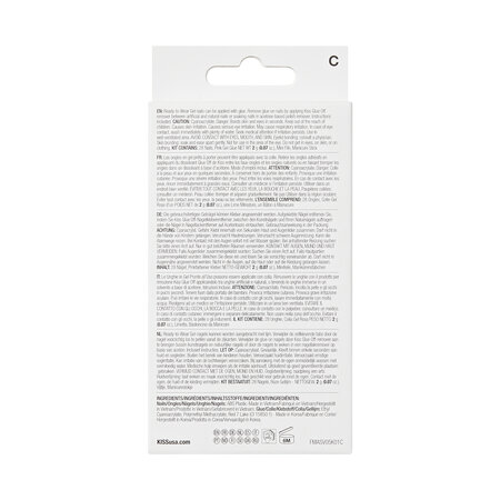 Unghii false Gel Fantasy Magnetic Dial Me, 28 bucati, Kiss 724507