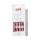 Unghii false Gel Fantasy Magnetic Set Us Free, 28 bucati, Kiss 724512