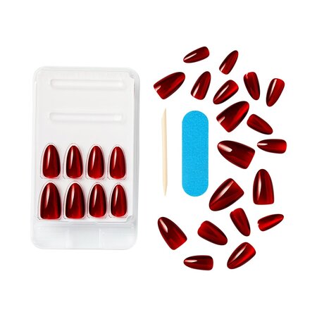Unghii false Gel Fantasy Magnetic BeatBelles, 28 bucati, Kiss 724535