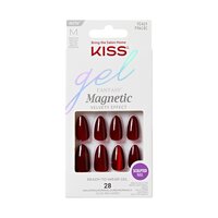 Unghii false Gel Fantasy Magnetic BeatBelles, 28 bucati, Kiss