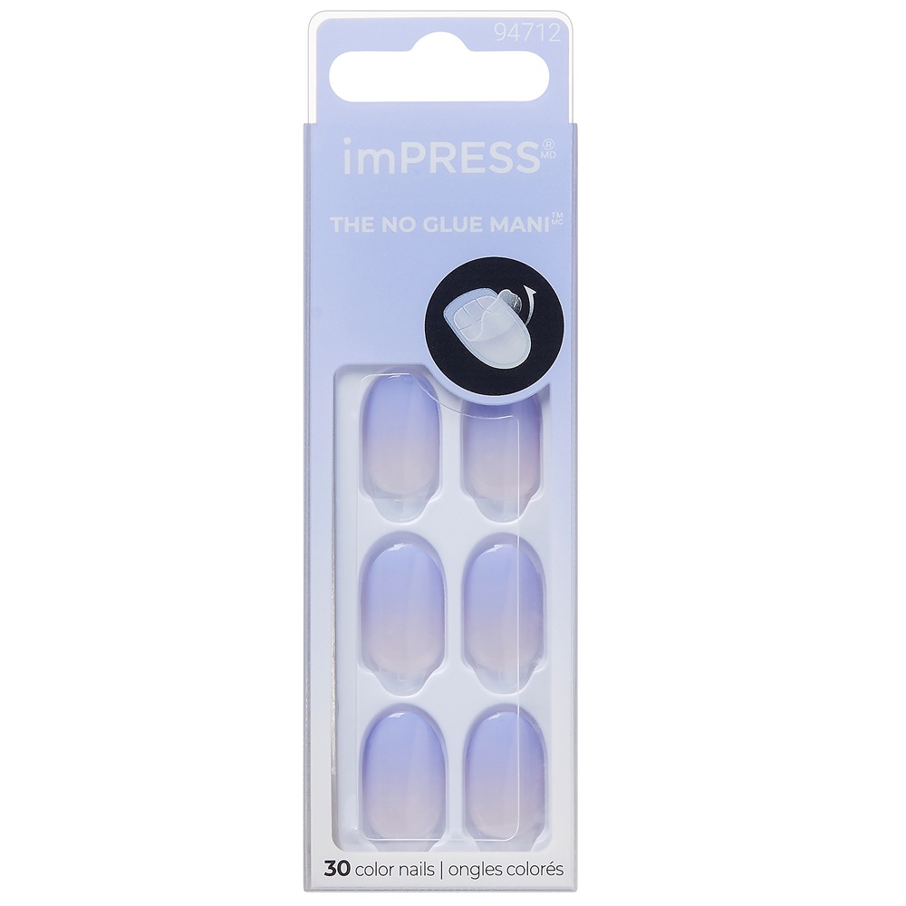 Unghii false imPRESS Color Nails Friendzone, 30 bucati, Kiss