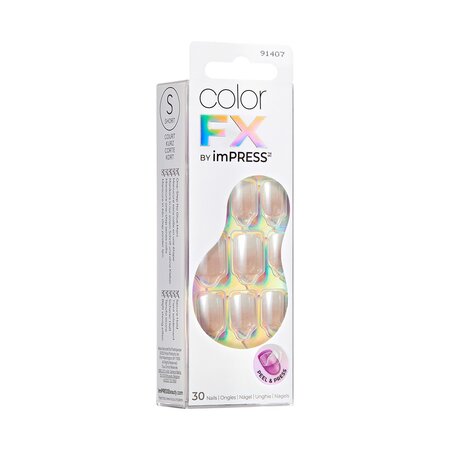 Unghii false imPRESS Color FX Connection, 30 bucati, Kiss 724549