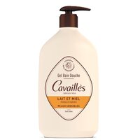 Gel de baie si dus cu lapte si miere, 1000 ml, Roge Cavailles