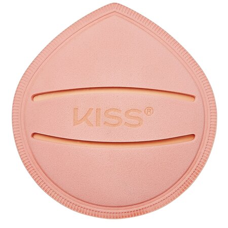 Burete make-up rotund cu suport Puff, 1 bucata, Kiss 724608