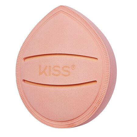 Burete make-up rotund cu suport Puff, 1 bucata, Kiss 724607