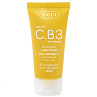 Crema hidratanta de maini Vitamin C.B3 Niacinamide, 50 ml, Ziaja