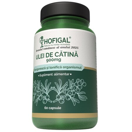Ulei de catina, 900 mg, 60 capsule, Hofigal 724939