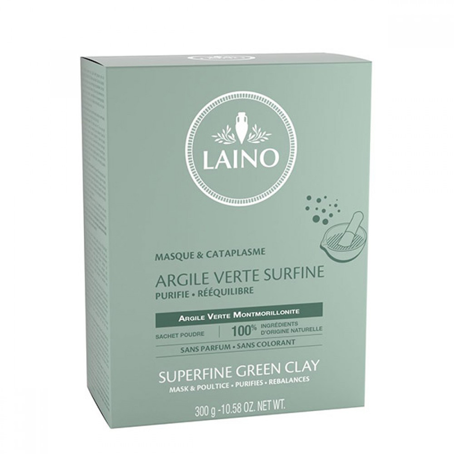 Argila verde super fina, 300 g, Laino