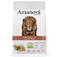 Hrana uscata pentru pisici adulte sterilizate cu pui, 1.5 kg, Amanova