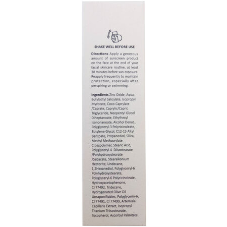 Fluid nuantator cu protectie solara minerala SPF30 PA+++, nuanta LN110 Daily Tinted, 50 ml, Beauty of Joseon 725106