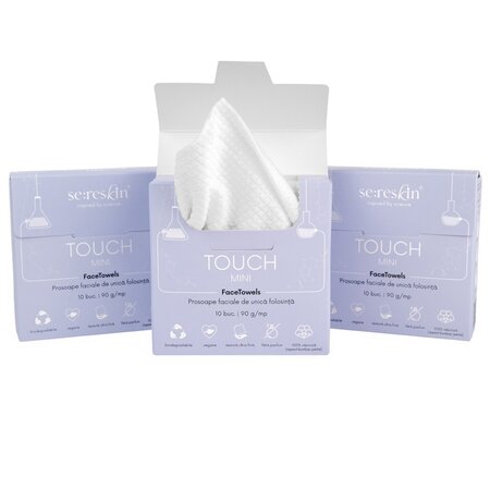 Prosoape faciale de unica folosinta Touch Mini, 10 bucati, Se:Reskin 725207