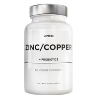 Formula pentru echilibru mineral si digestie sanatoasa Zinc + Copper + Probiotics CodeAge, 90 capsule, GNC