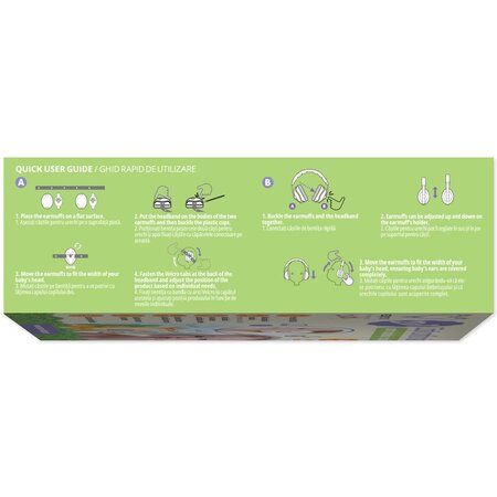 Casti antifonice pentru bebelusi si copii 0-4 ani Baby, 1 bucata, Easycare 725306