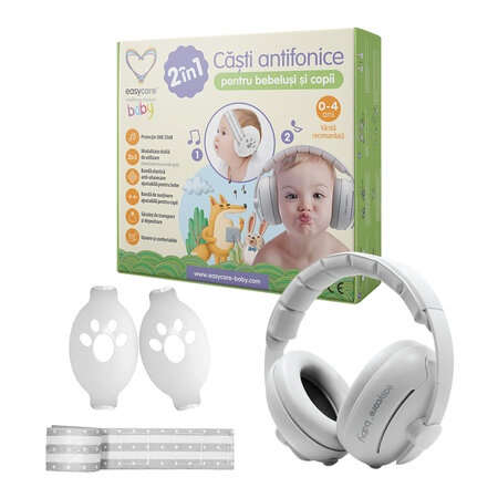 Casti antifonice pentru bebelusi si copii 0-4 ani Baby, 1 bucata, Easycare 725302